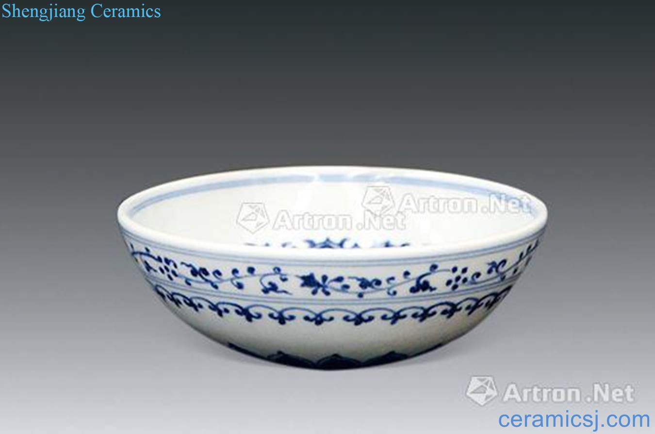 Ming xuande Blue and white pattern bowl