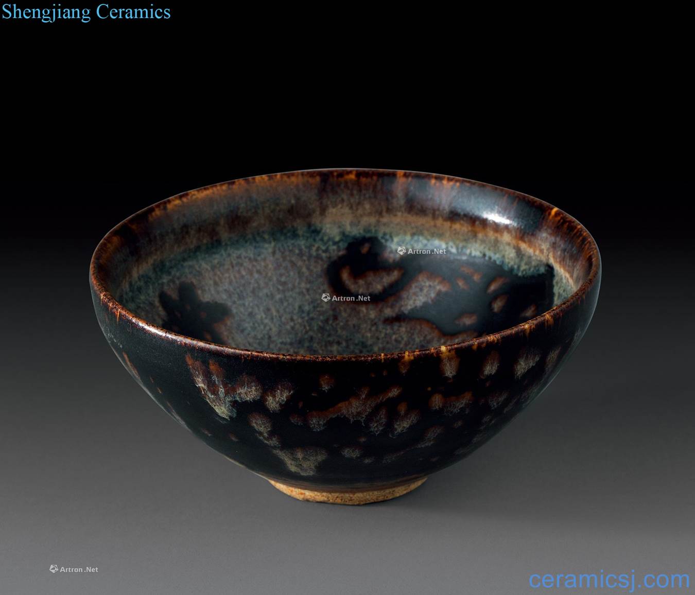 The song dynasty (960-1279), jizhou kiln grain dishes