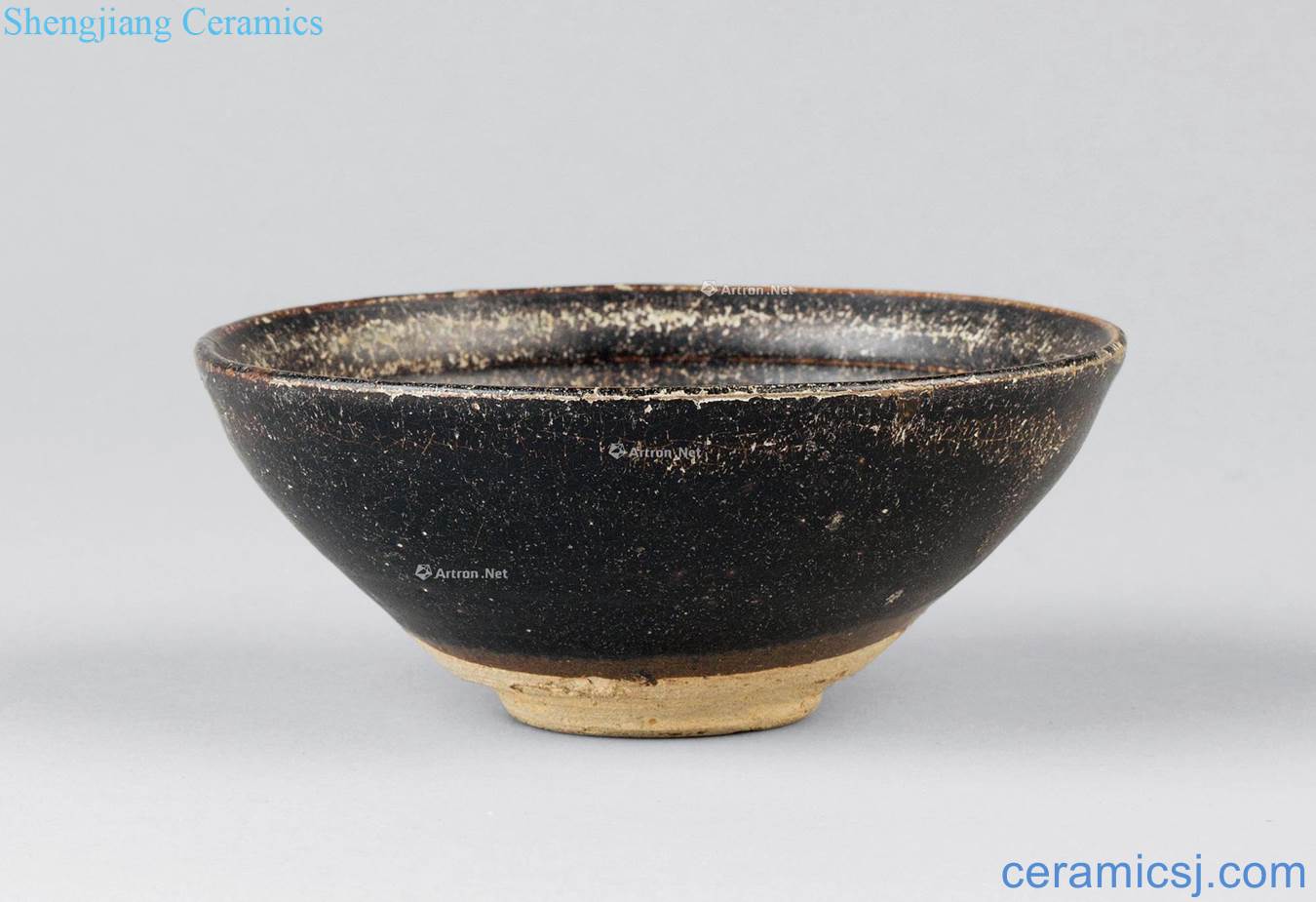 Song dynasty (960-1279), jizhou kiln plum flower grain temmoku bowl
