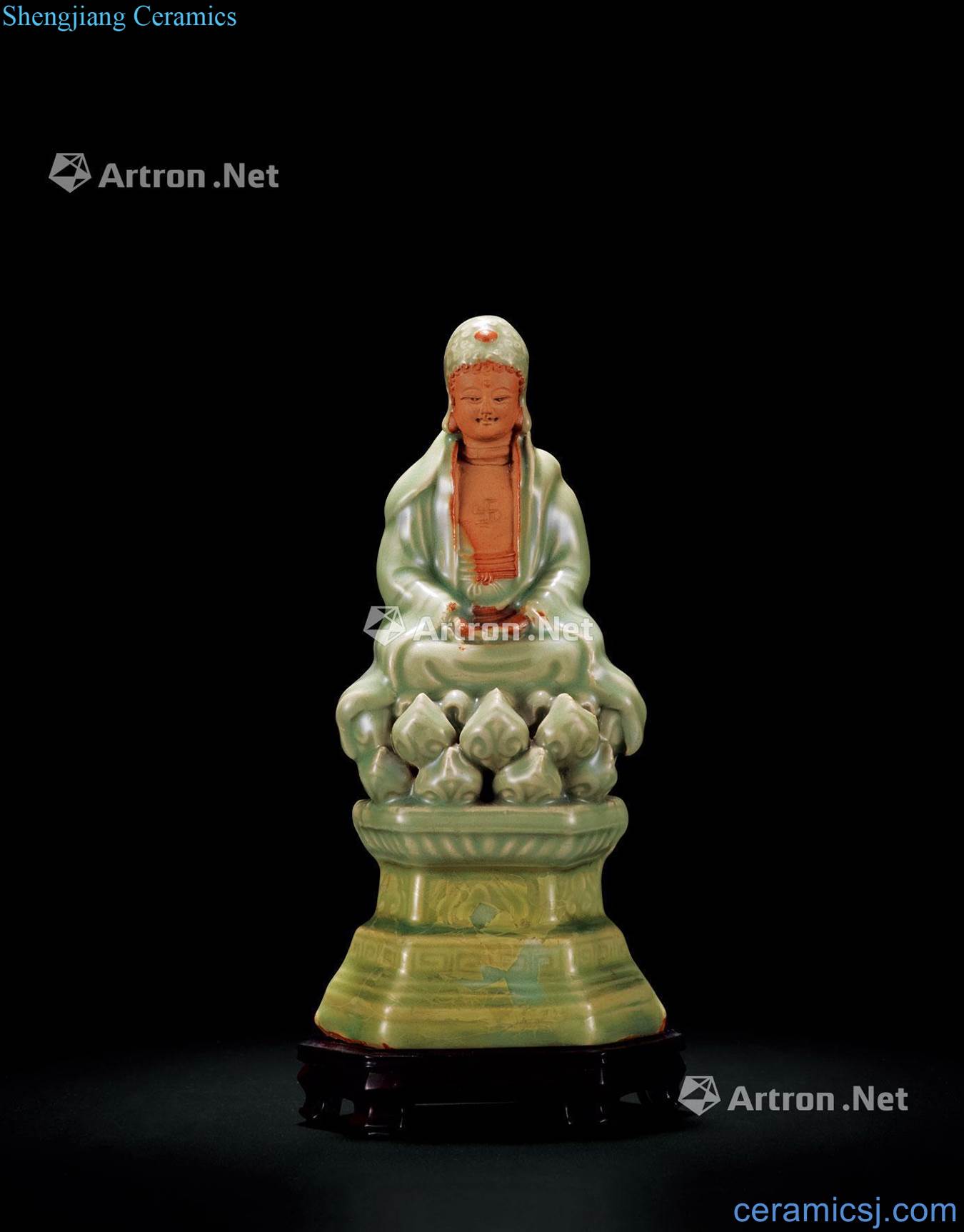 Ming Longquan celadon of Buddha