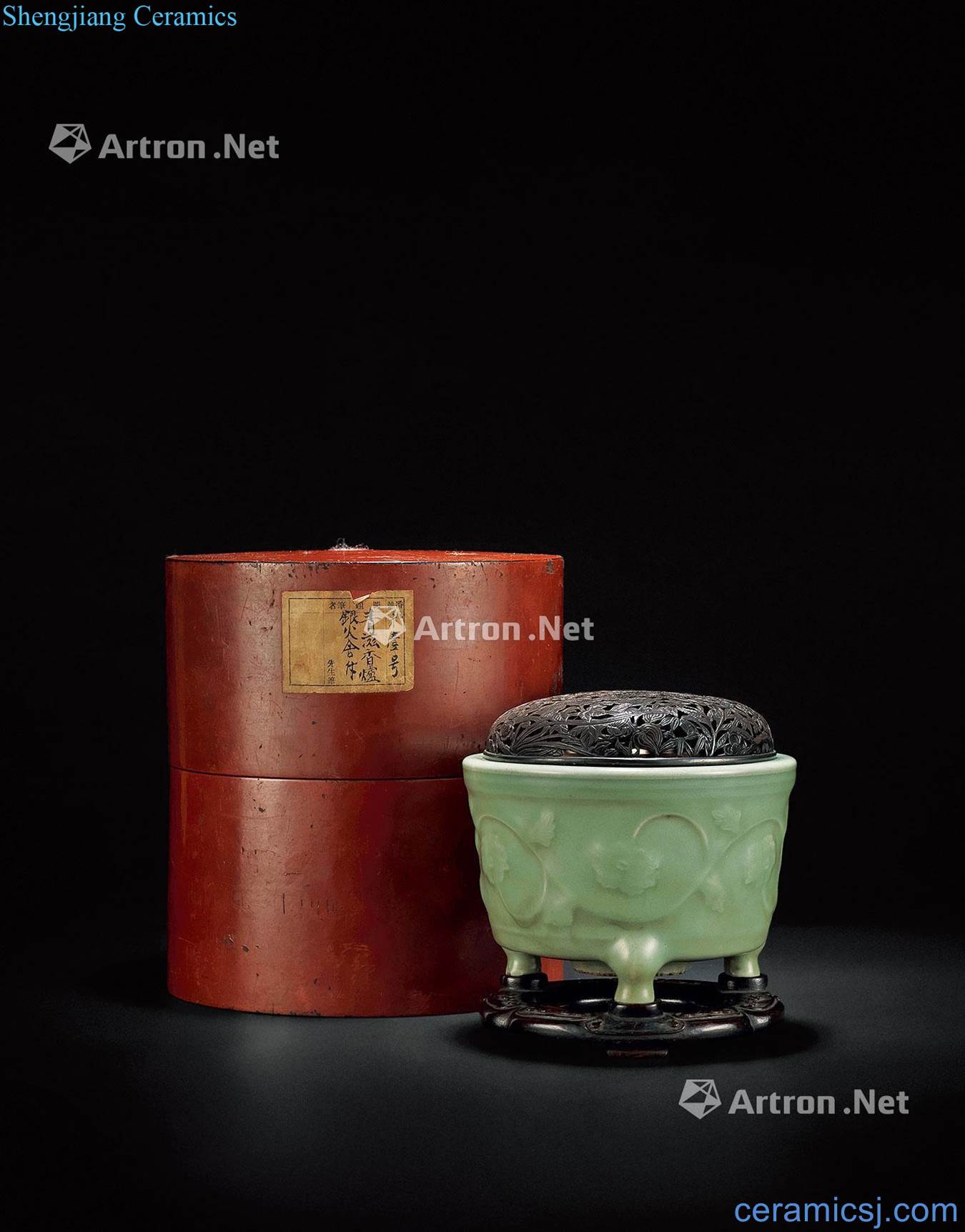 yuan Longquan porcelain incense burner