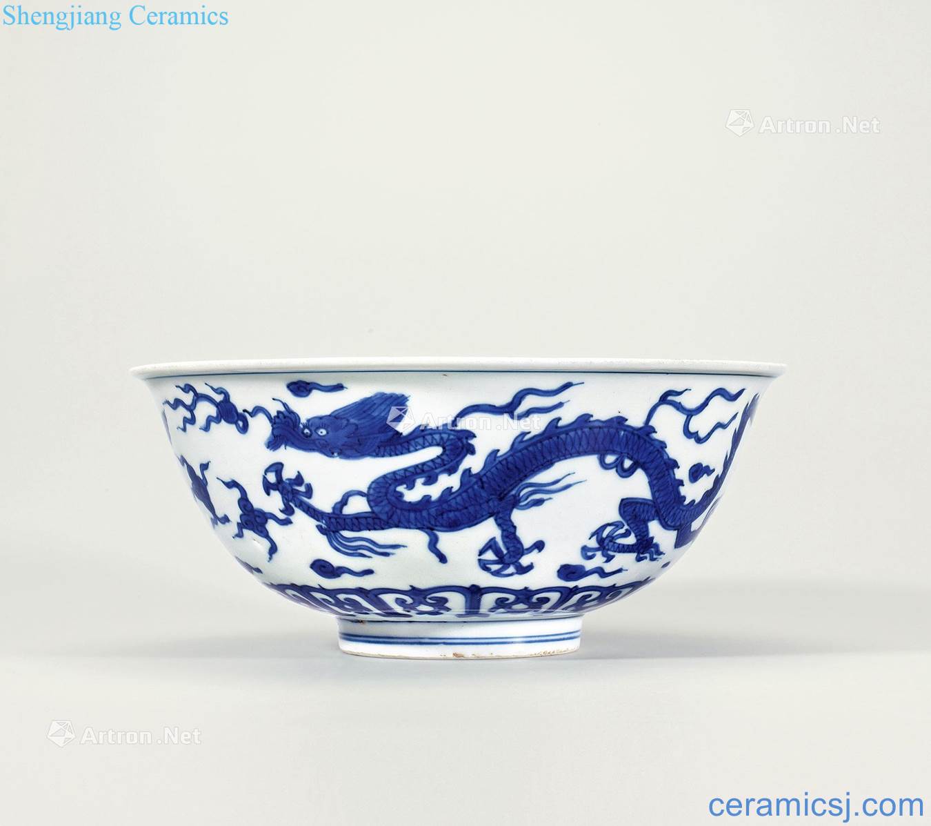 Ming jiajing Blue and white YunLongWen bowl