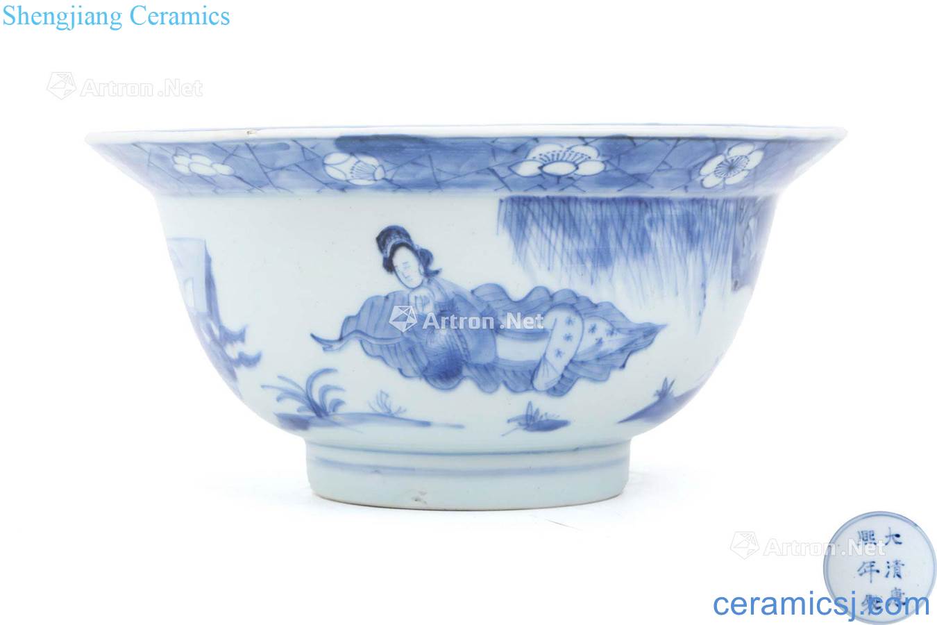 However, the qing emperor kangxi porcelain design green-splashed bowls
