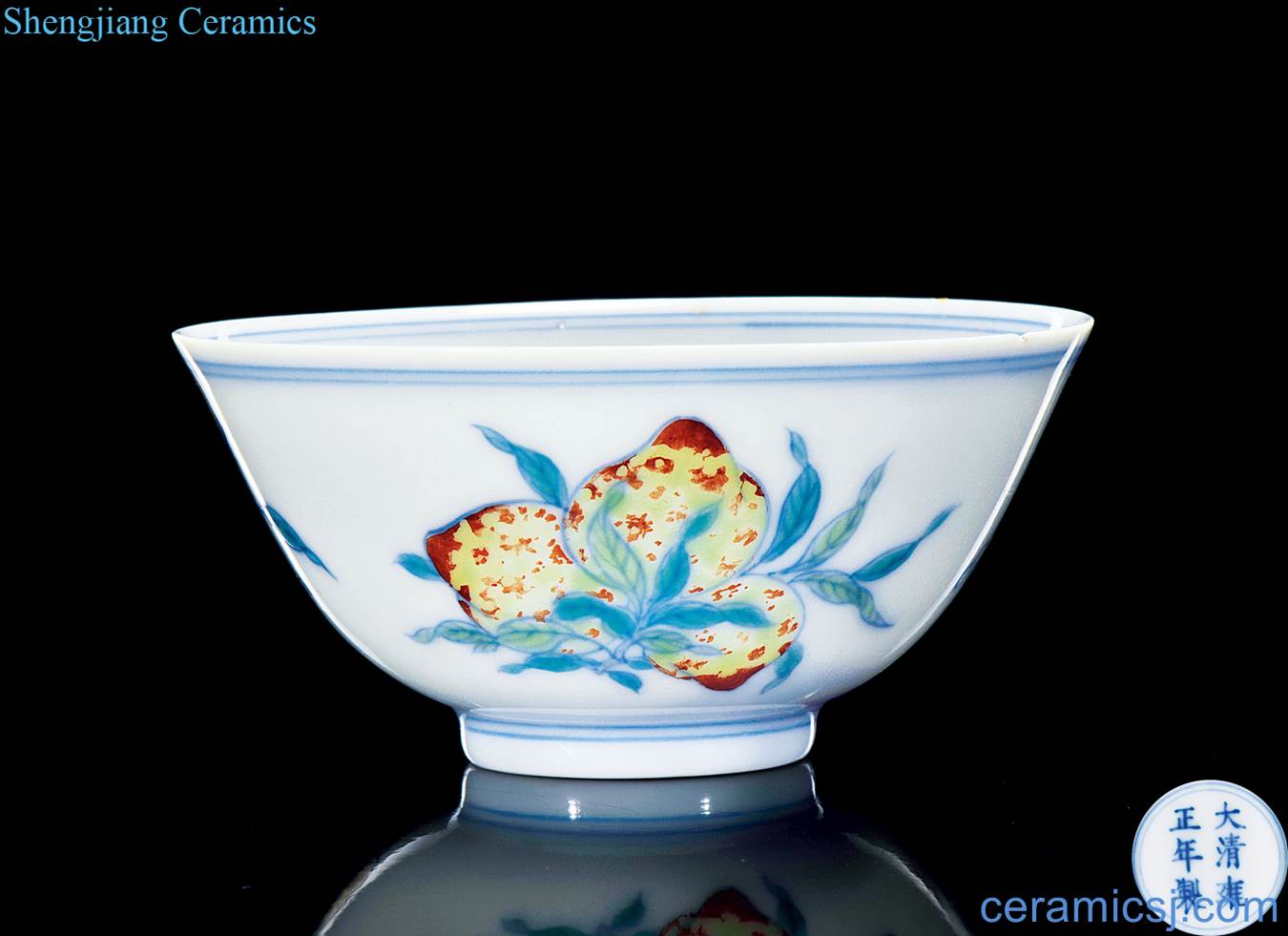 Qing yongzheng bucket sanduo cup