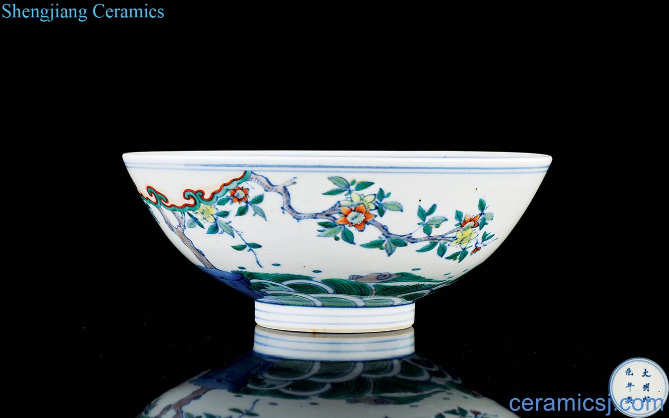 The qing emperor kangxi bucket color out of the water bowl