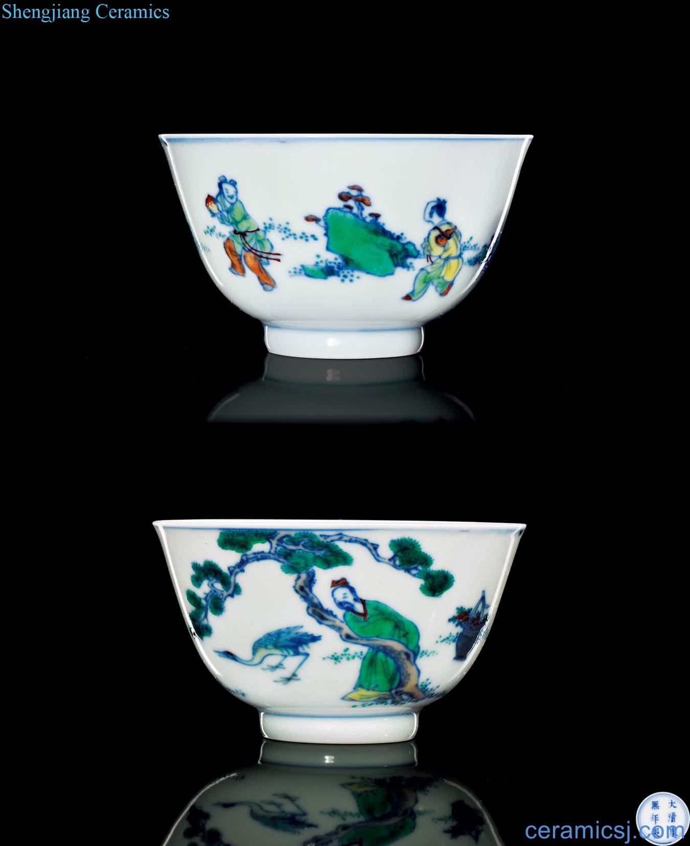 The qing emperor kangxi story a small bucket color characters