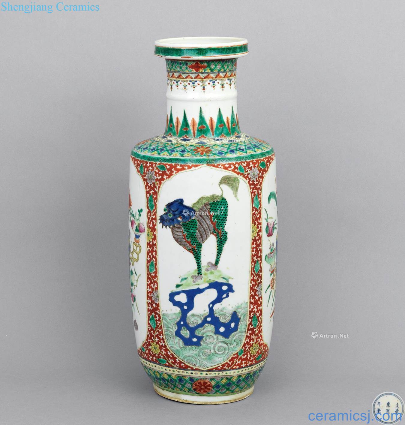 In late qing dynasty Kirin wooden stick bottle