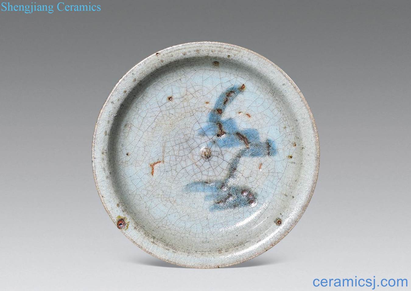 Ming Imitation officer glazed plate