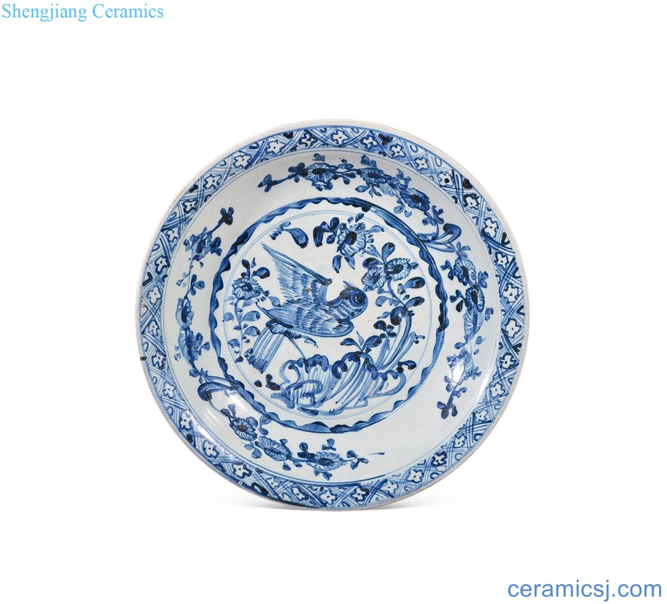 Ming wanli Blue and white flower on the market