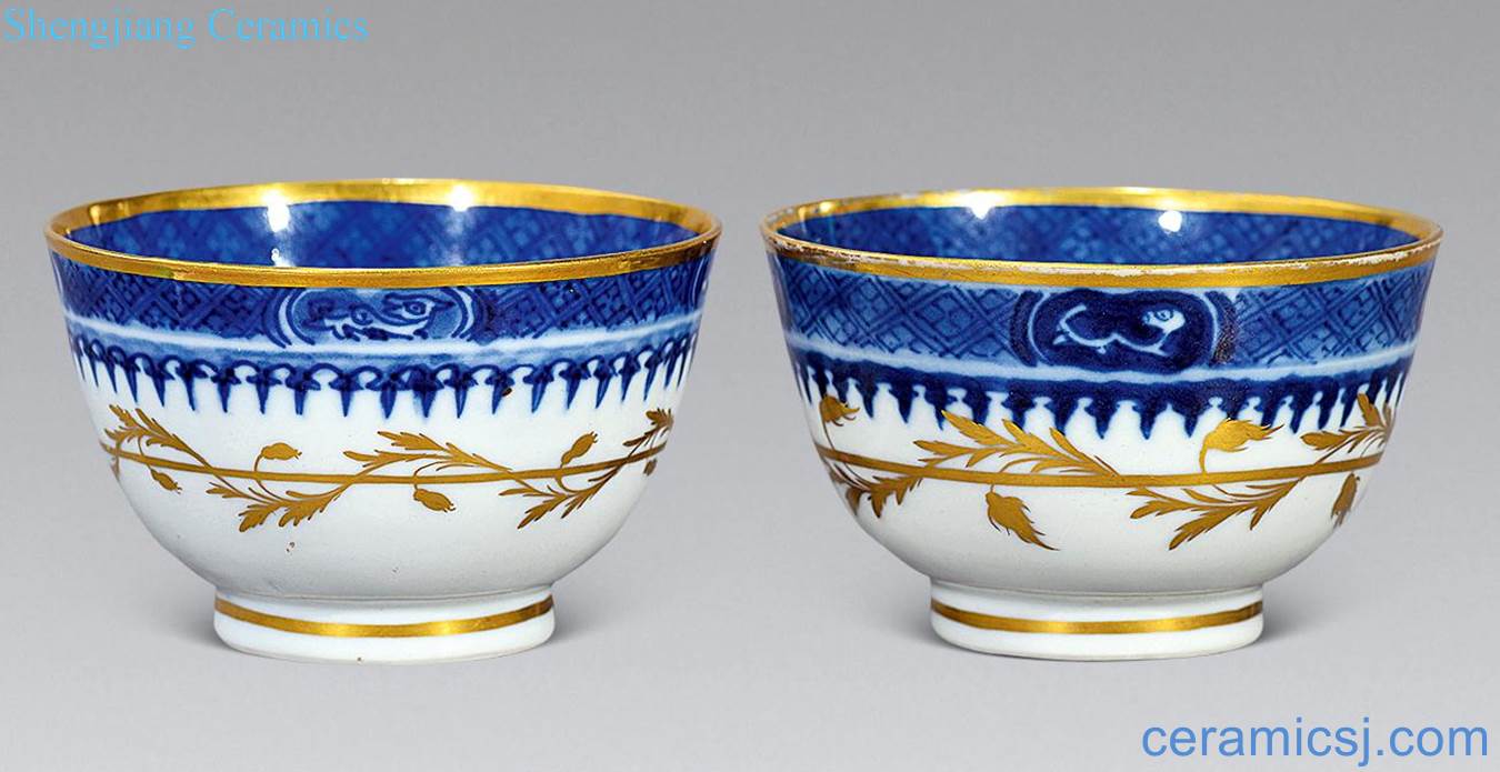 Qing dynasty blue and white colour bowl (a)