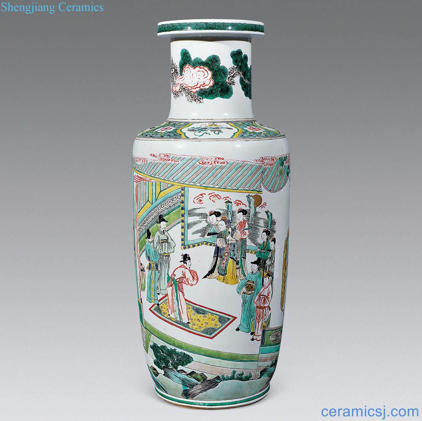The qing emperor kangxi stories were bottles of colorful characters
