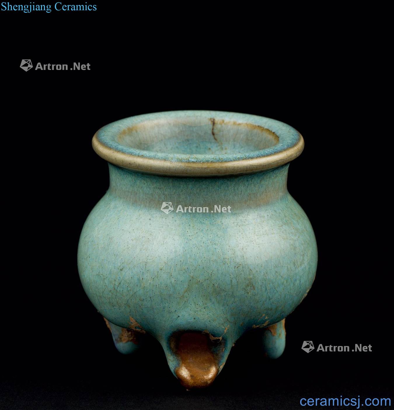 Jin (1115 ~ 1234) three masterpieces enough small incense burner