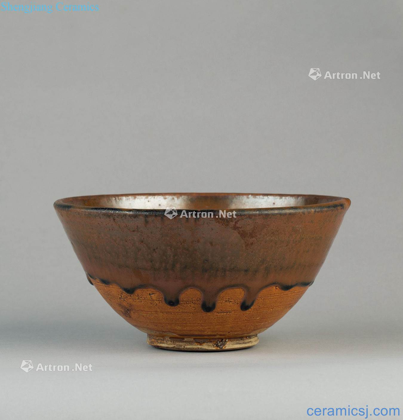 The song dynasty (960 ~ 1279) of henan temmoku bowl