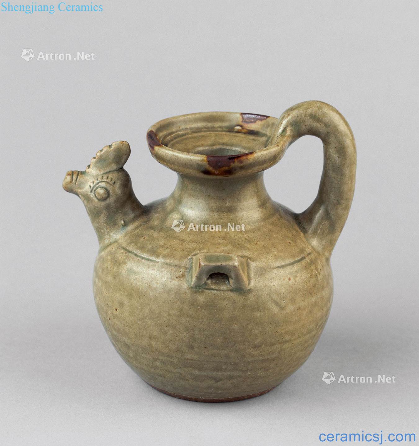 The song dynasty (960 ~ 1279) of the kiln double day chicken little pot