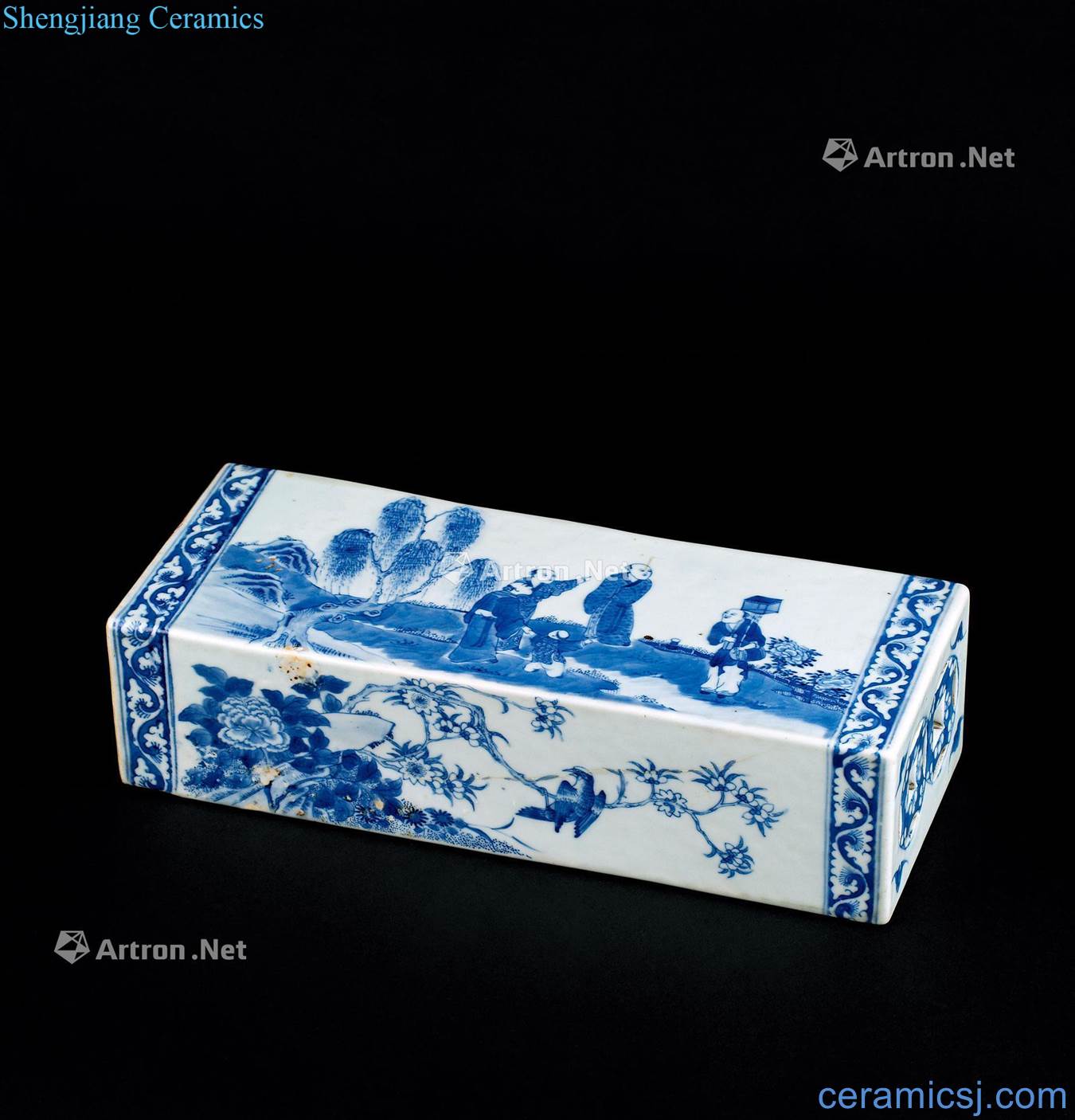 Dajing character lines pillow (1862 ~ 1874)
