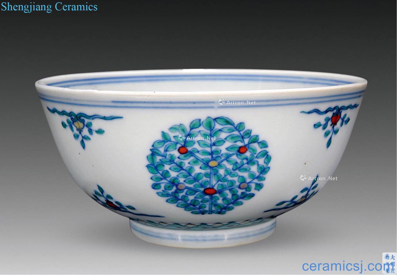 The qing emperor kangxi dou CaiTuan spend palace bowl