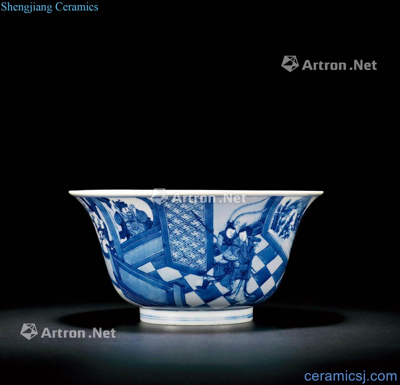 The character of the reign of emperor kangxi green-splashed bowls