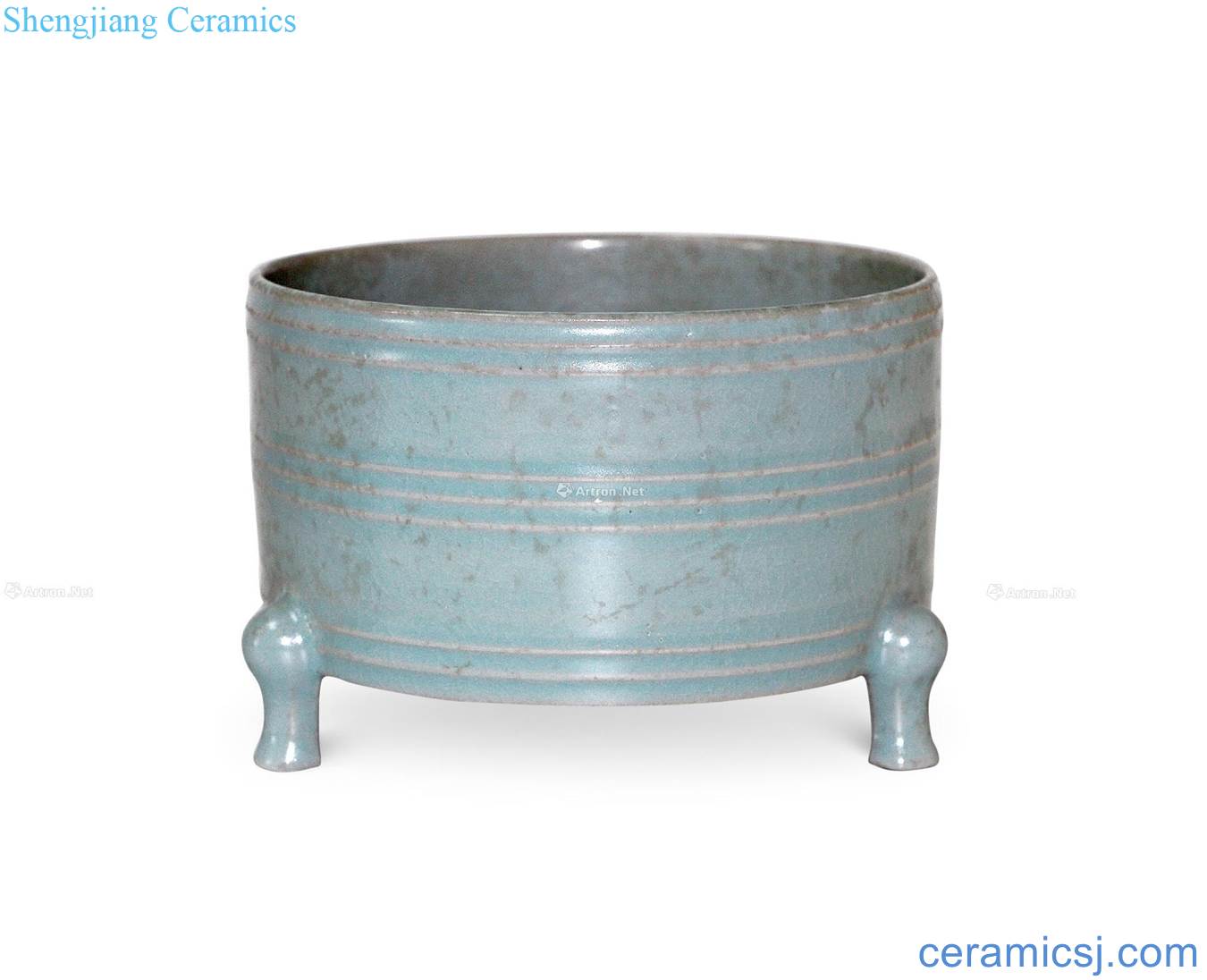The song dynasty Your kiln three-legged string lines