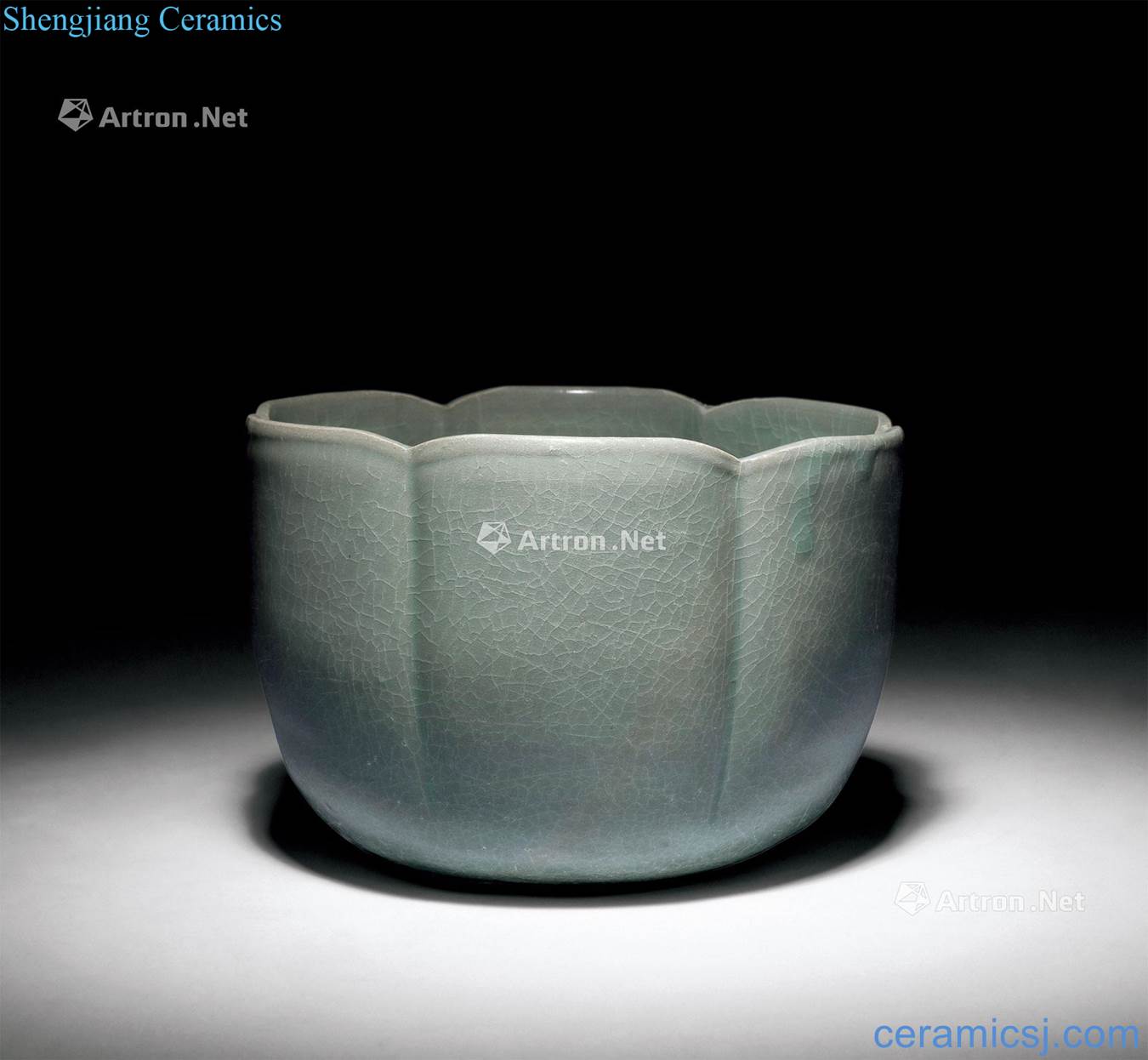 Song celadon round flower pot