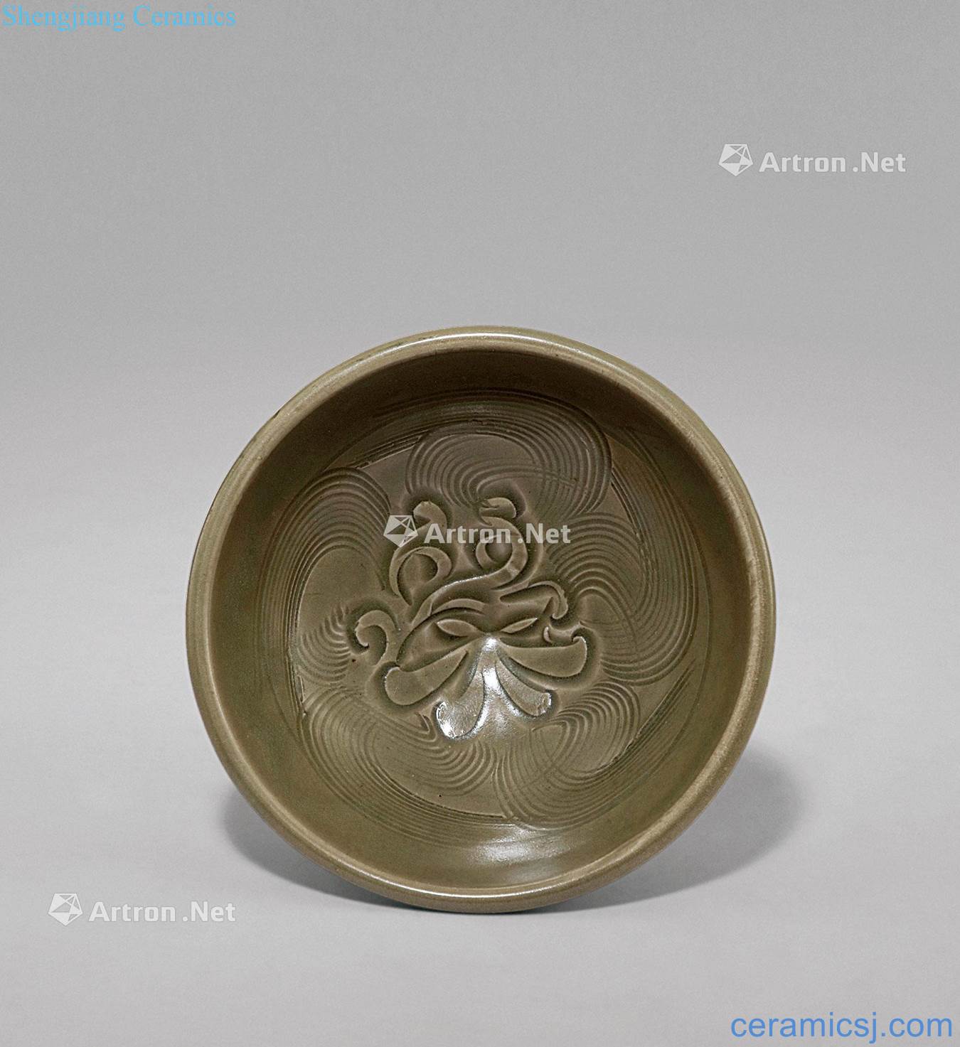 The song dynasty Yao state kiln carved bowl