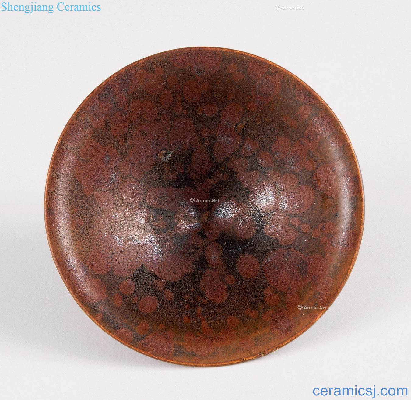 The song dynasty Henan red glaze kiln hat to bowl