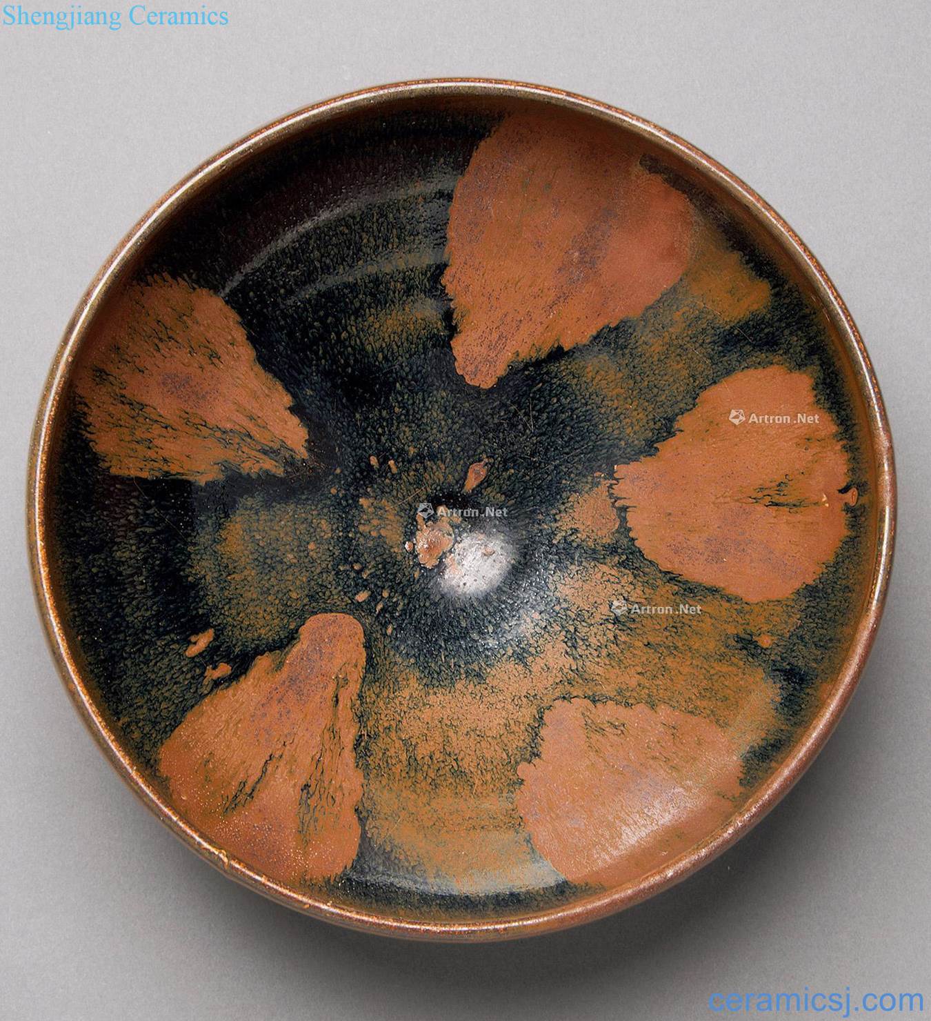 The song dynasty Henan large bowl of red glaze
