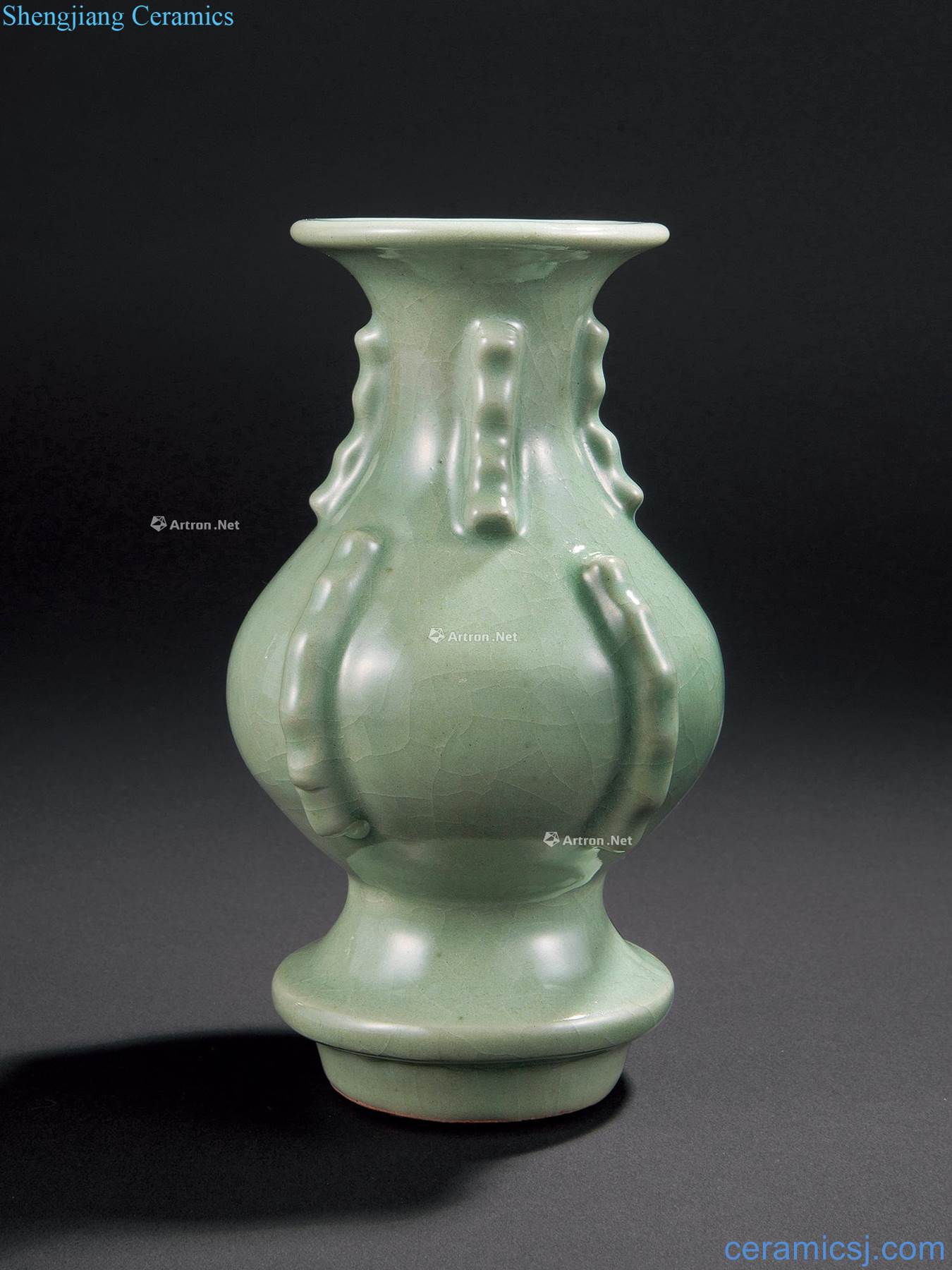 Ming Longquan celadon bamboo honour