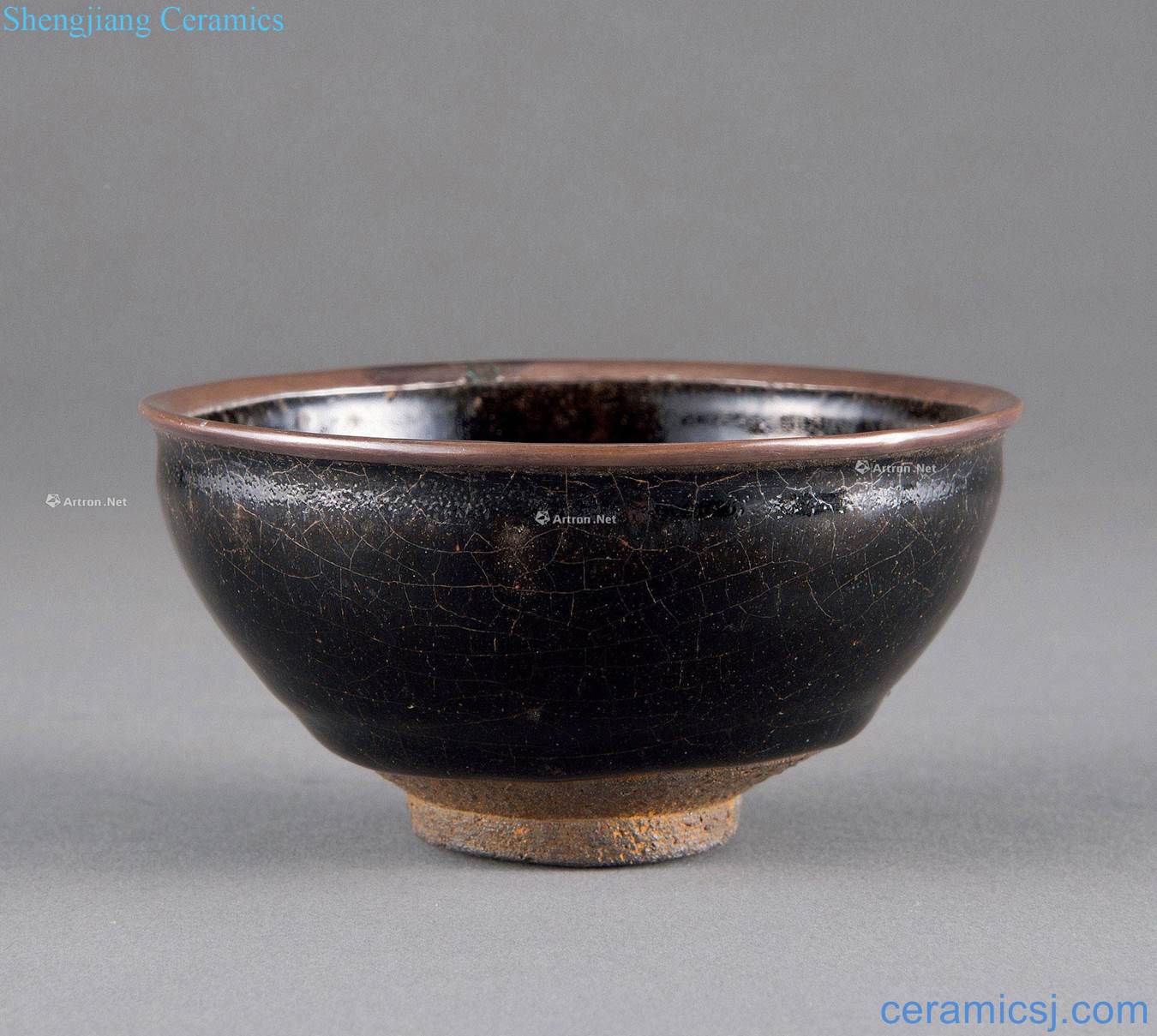 The song dynasty To build kilns photo ping kiln wheel temmoku bowl
