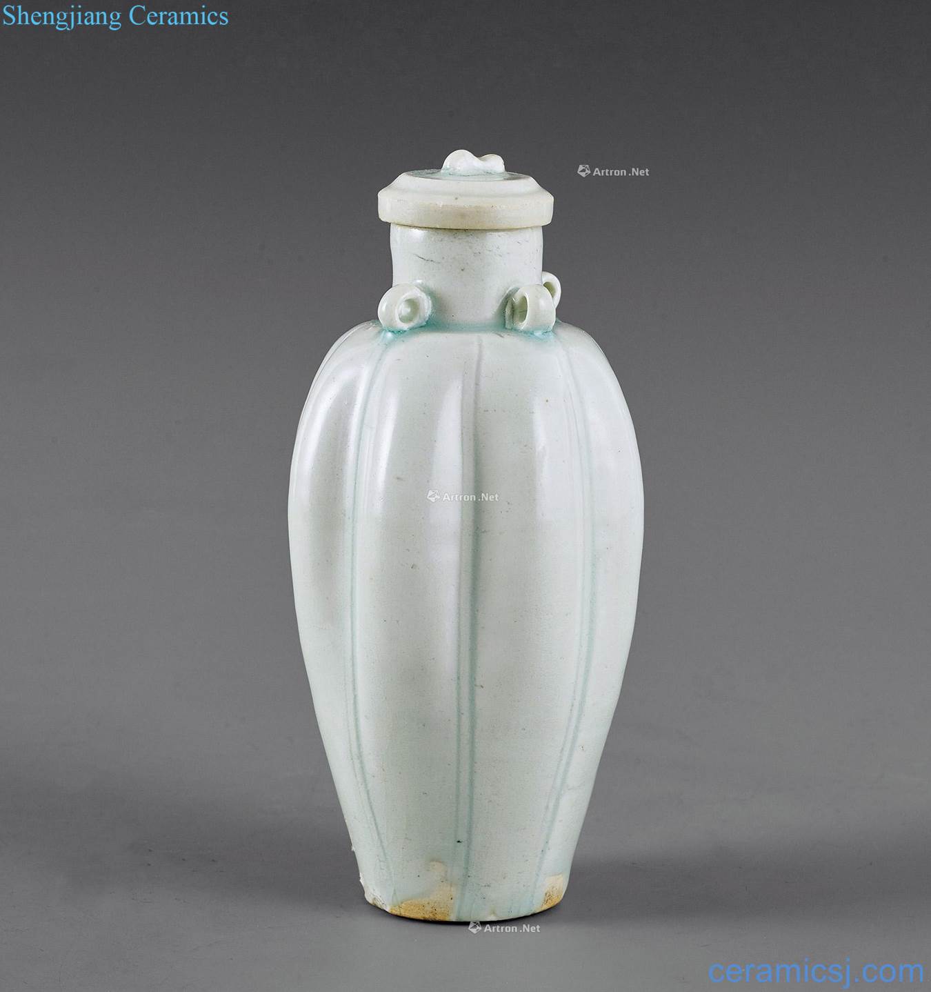 The southern song dynasty Left kiln green eight arrises capping