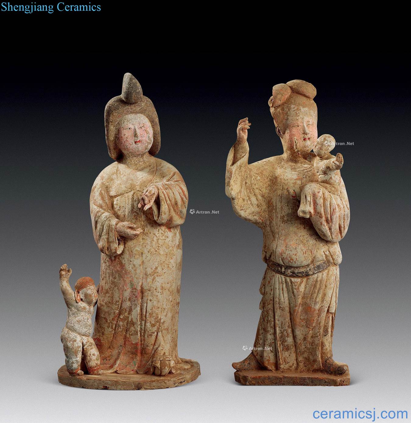 Tang ladies color figures (a)