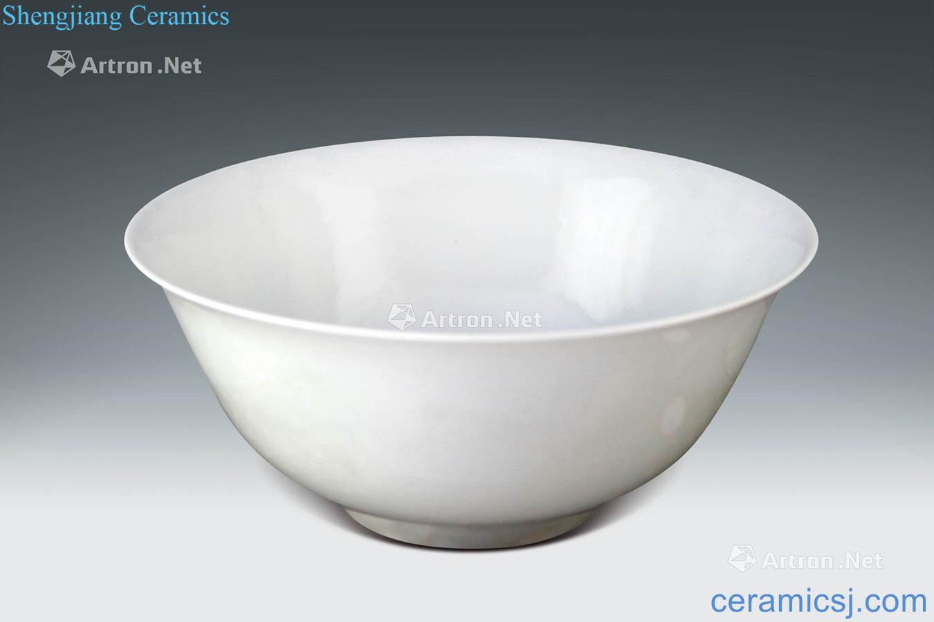 Ming Sweet white glazed bowl of dragon pattern