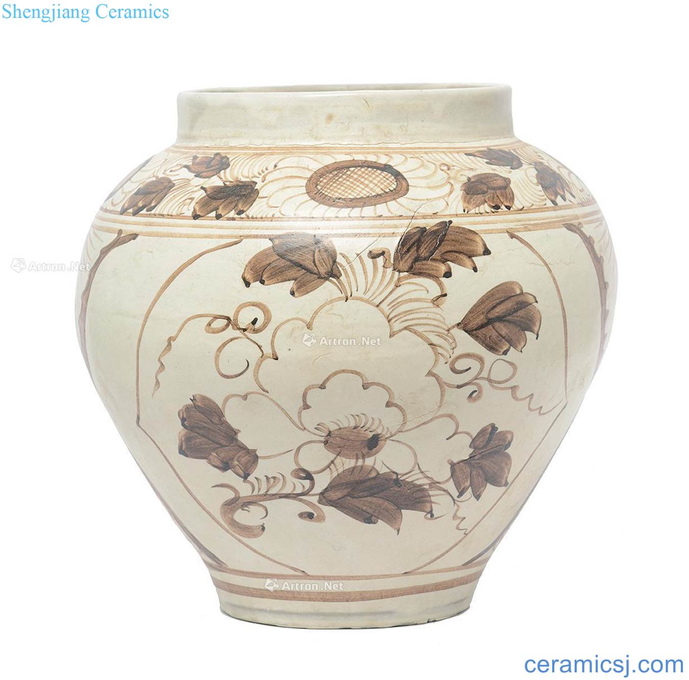 yuan Magnetic state kiln window flower grain tank