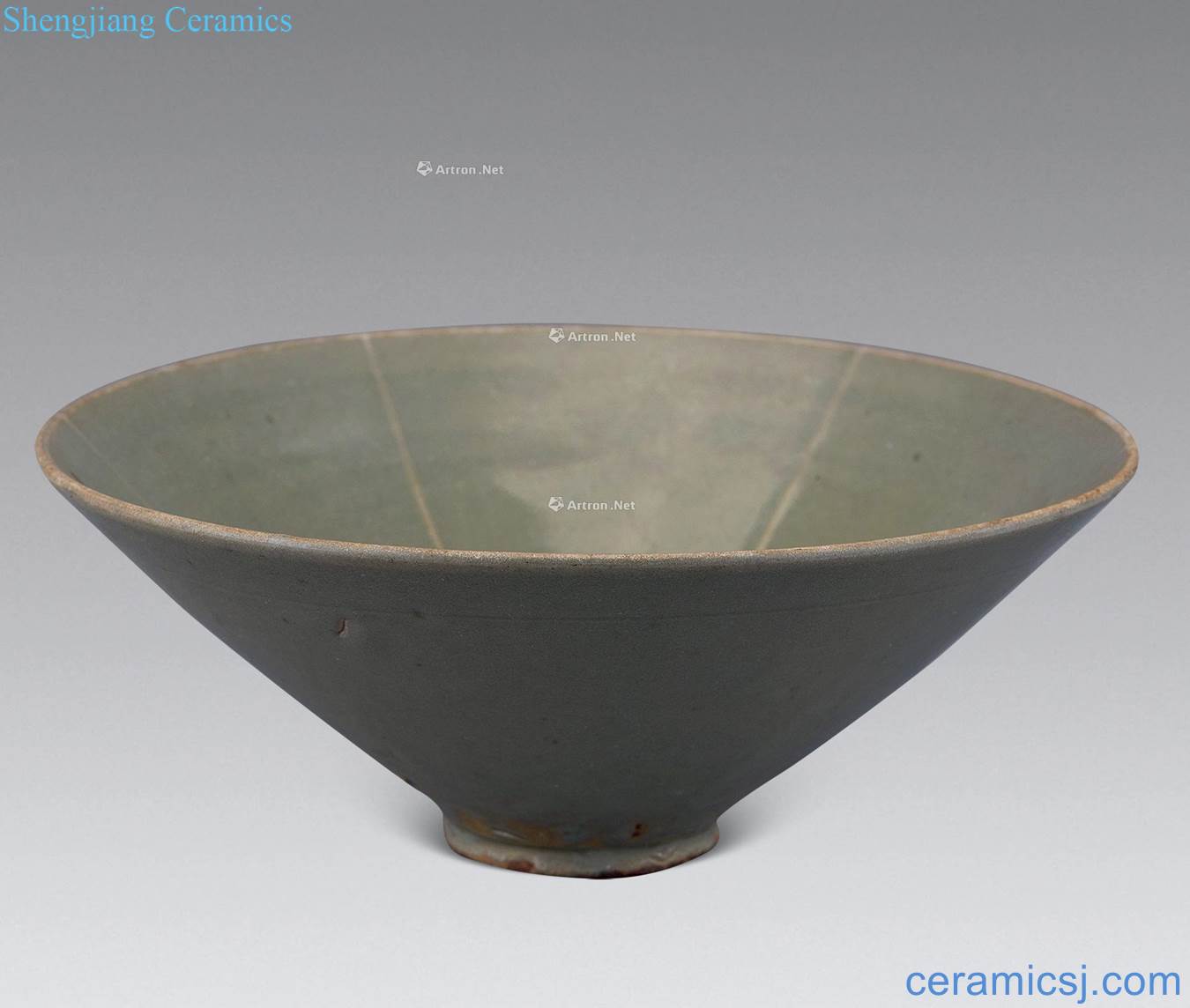 The five dynasties yao state kiln hat to bowl