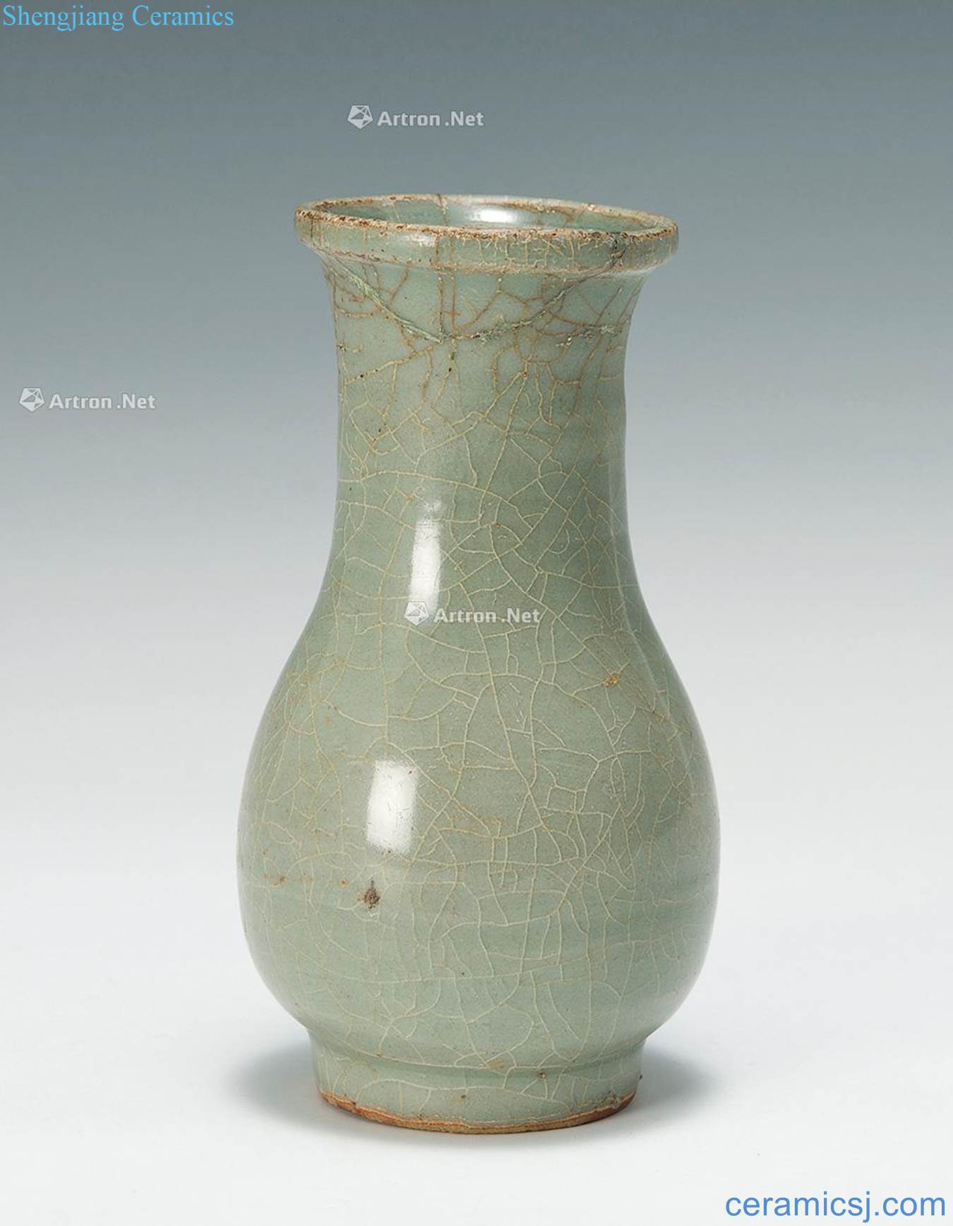 The song dynasty longquan glaze bottle