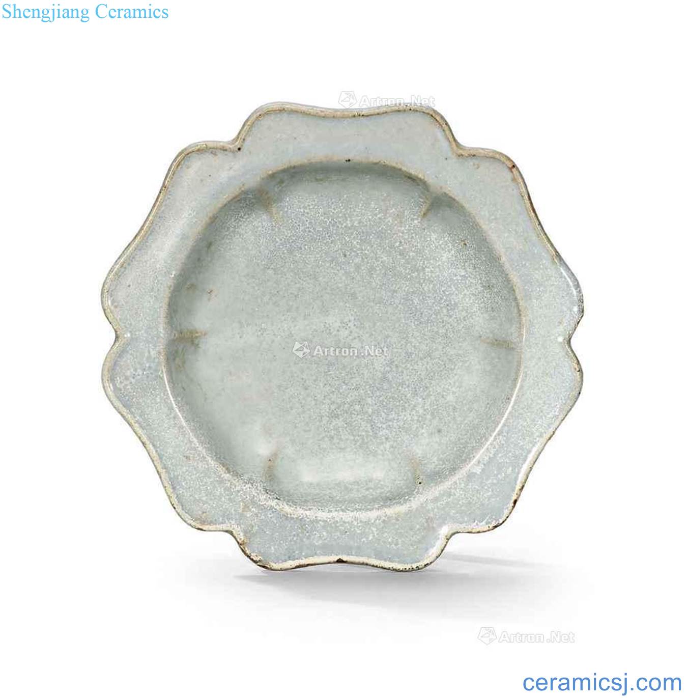 Ming Pa grey-blue glaze sunflower narcissus basin