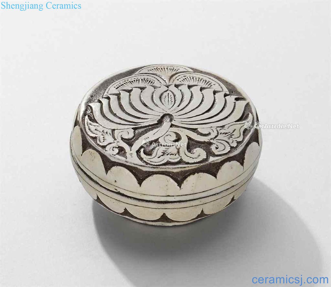 Stuck between northern song dynasty took deep engraved fold branch lines cover box flowers