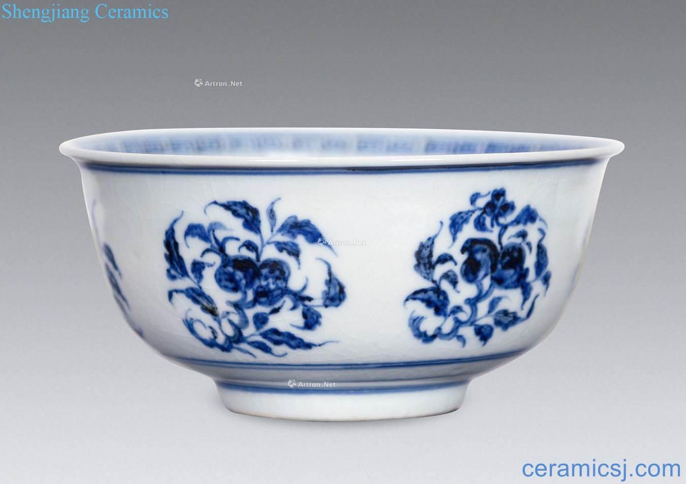 Ming hongwu Blue and white flower bowl