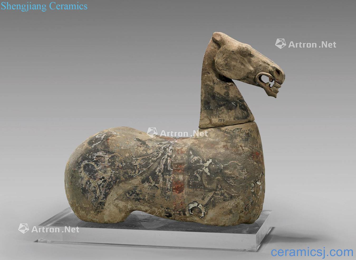 Large as the han dynasty pottery horse