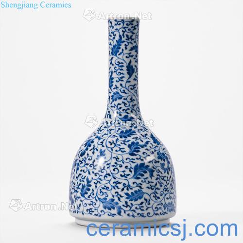 The qing emperor kangxi Blue and white YunLongWen mei bottles