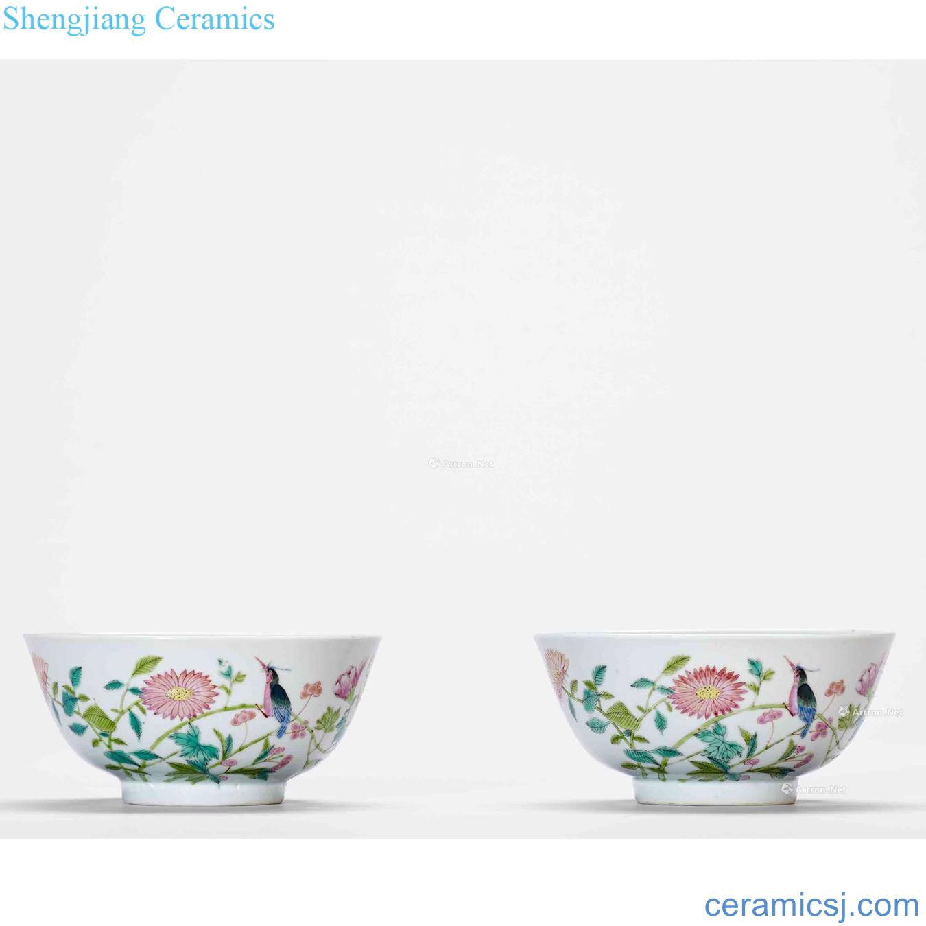 Dajing powder enamel grain tureen (a)