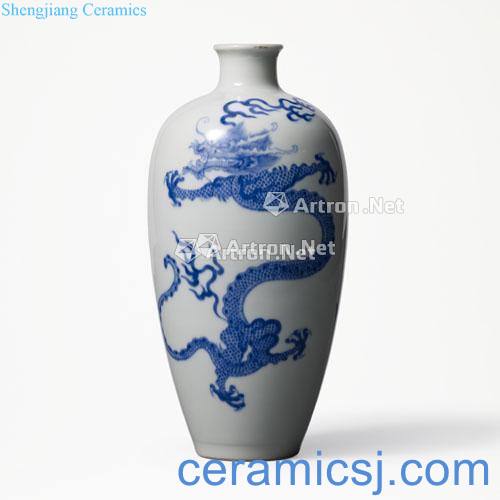 Qing qianlong Blue and white YunLongWen bowl