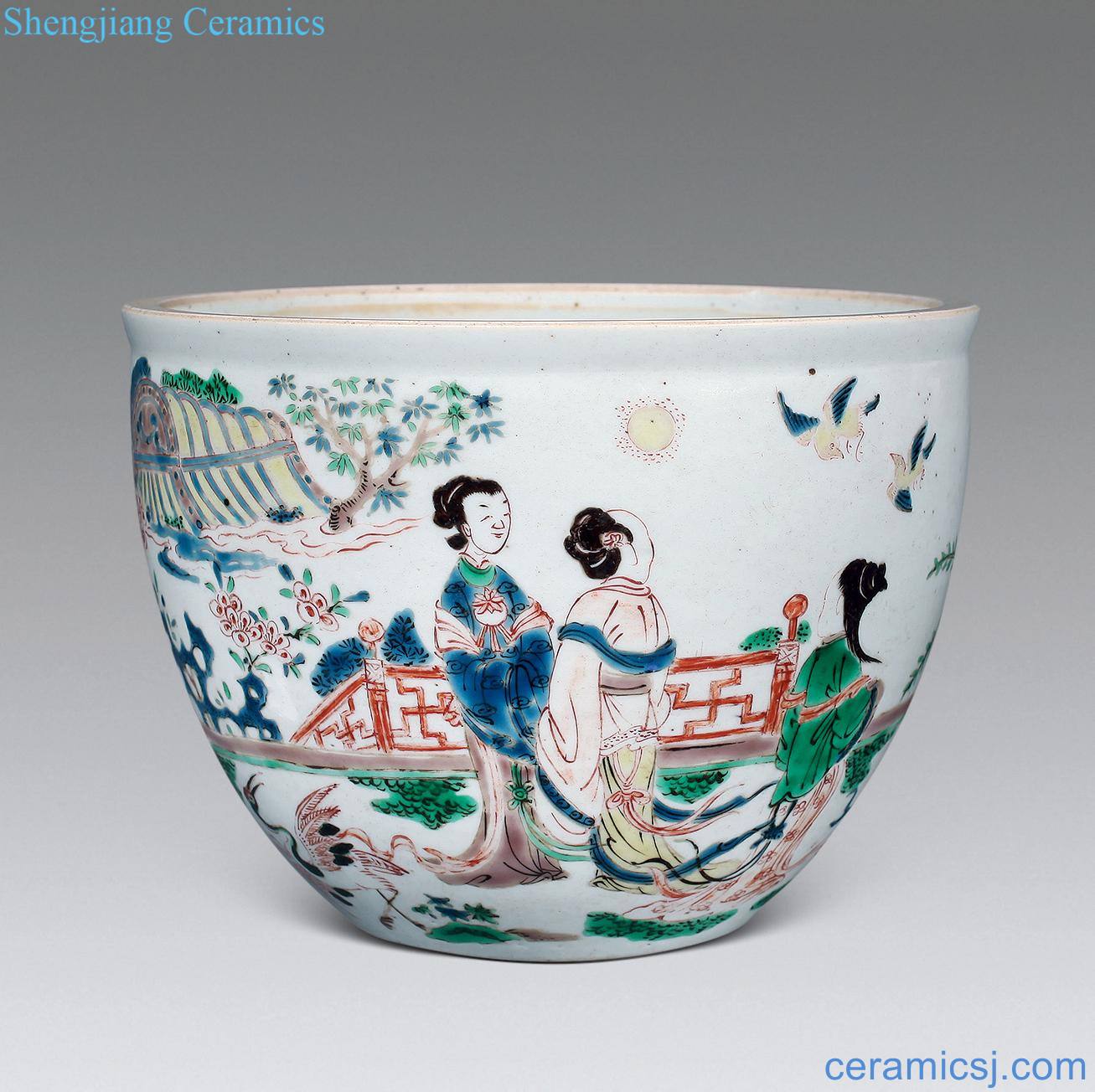 The qing emperor kangxi However, colorful small cylinder