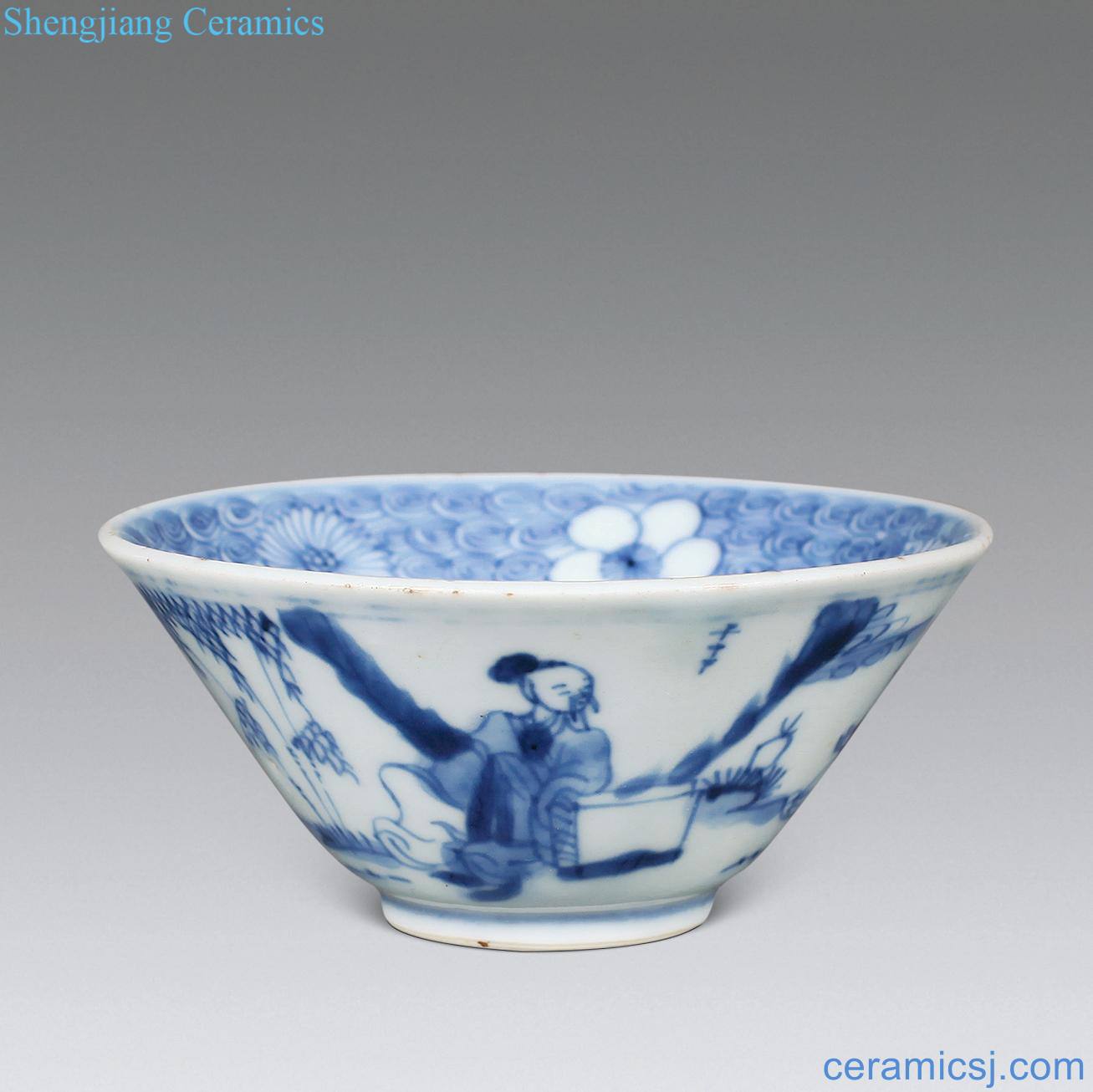 The qing emperor kangxi porcelain Gao Shitu hat to bowl