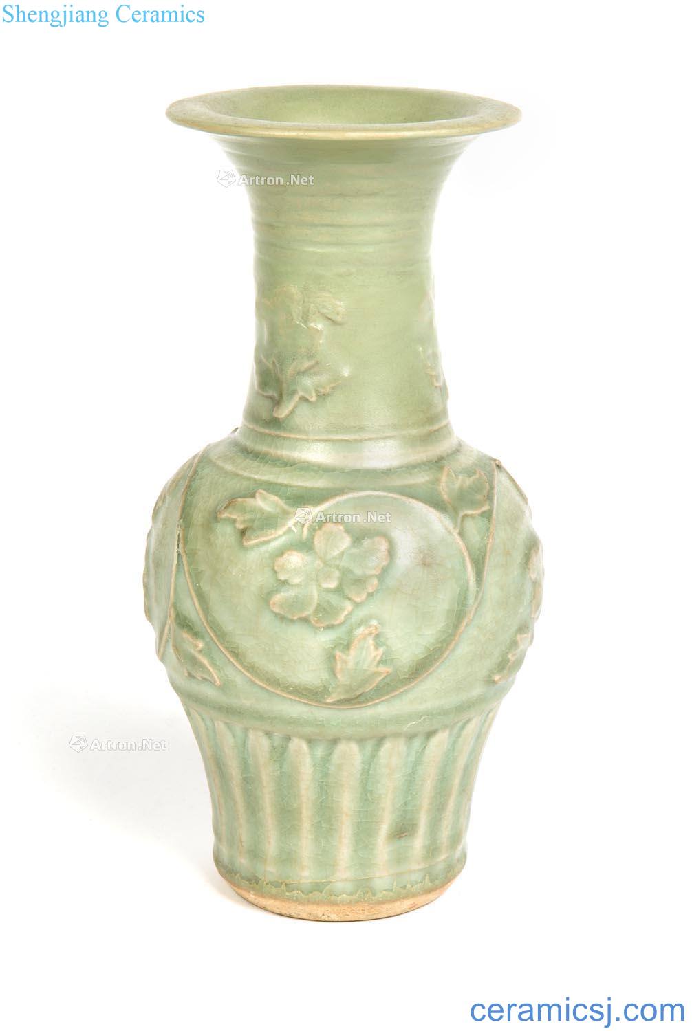 Yuan dynasty (1279-1368), longquan green glaze vase