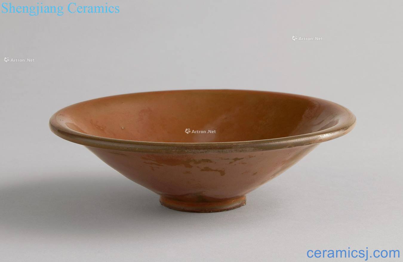 Song yao state kiln persimmon glaze bowls