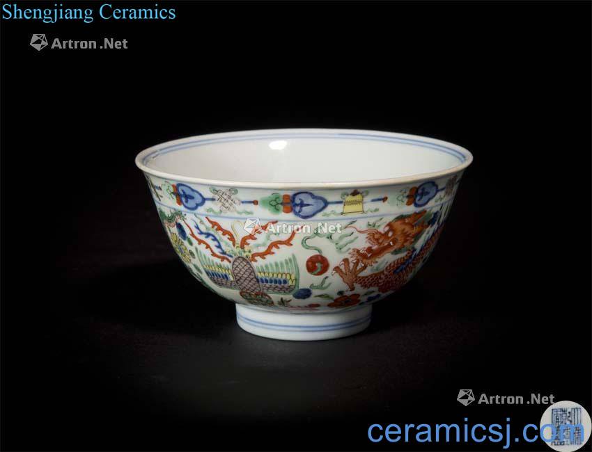 qing Longfeng colorful bowl
