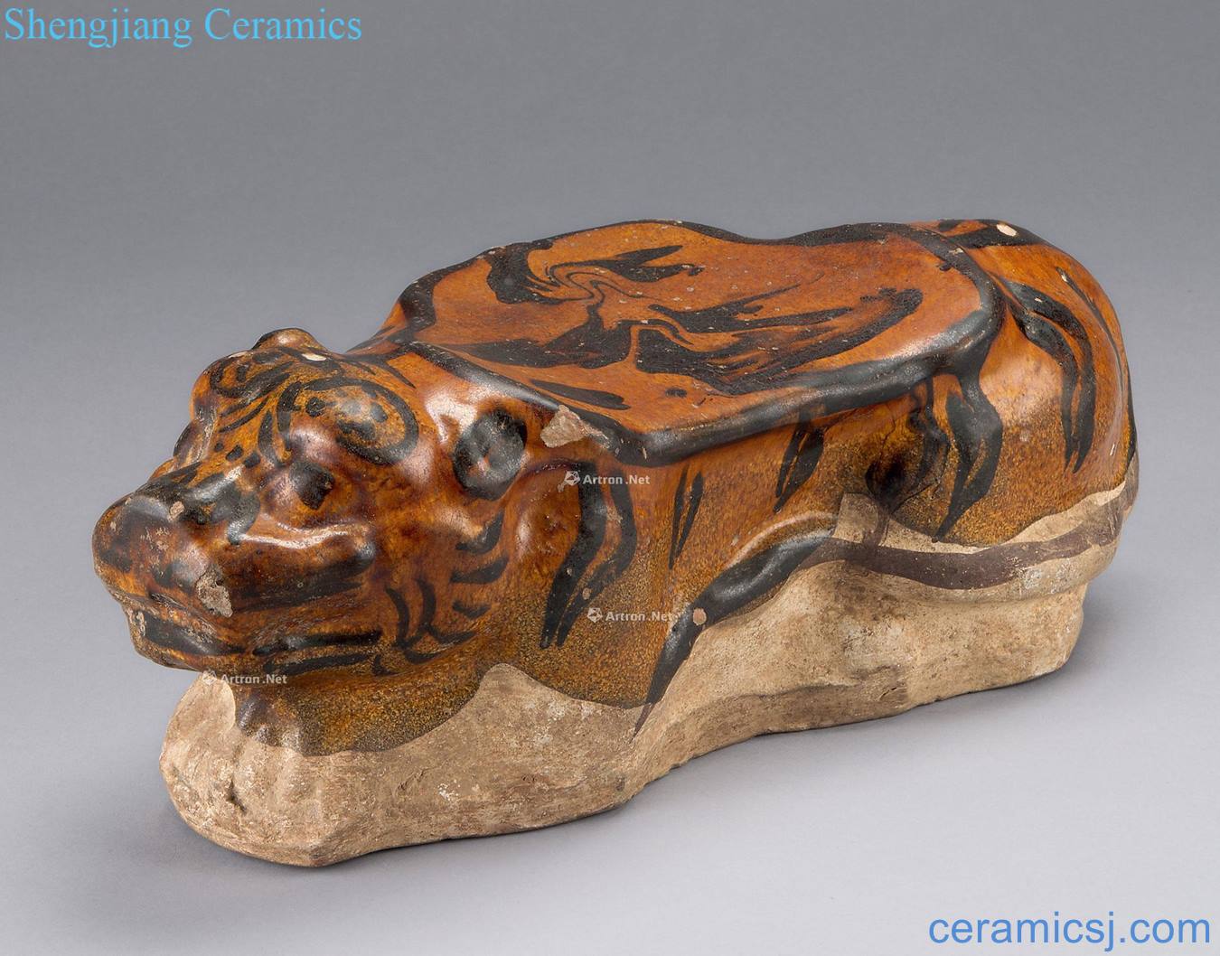 Song magnetic state kiln tiger pillow