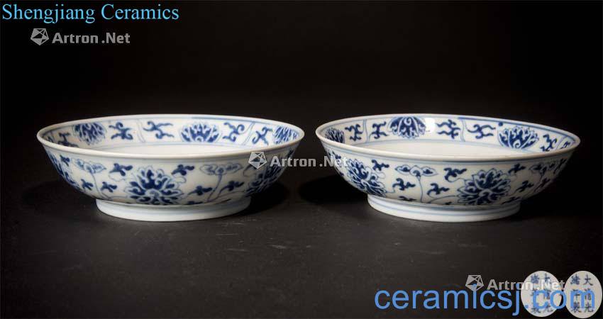 Guangxu kiln porcelain bound branch pan (a)