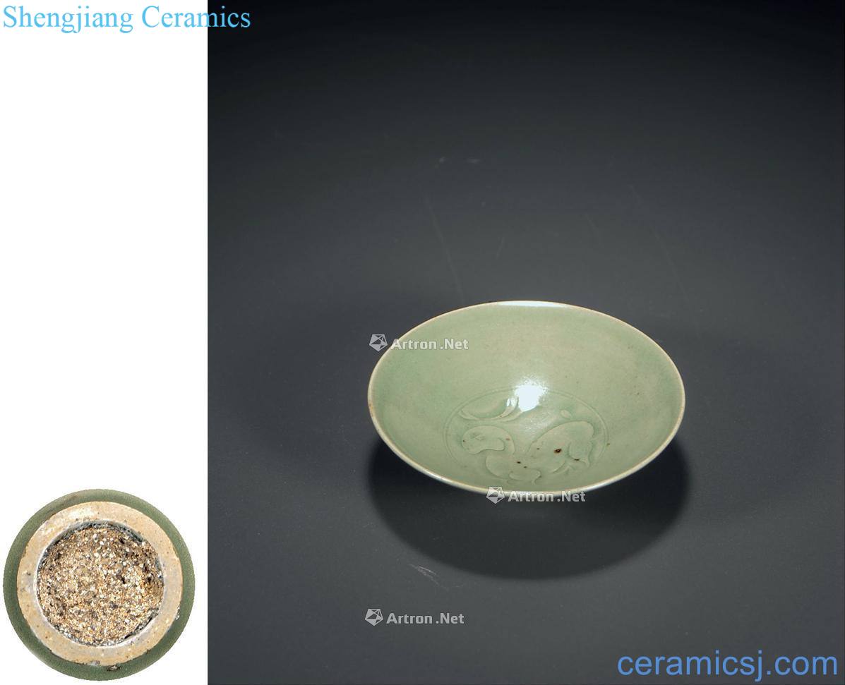 Ming before Tea light yao state kiln carved decorative pattern