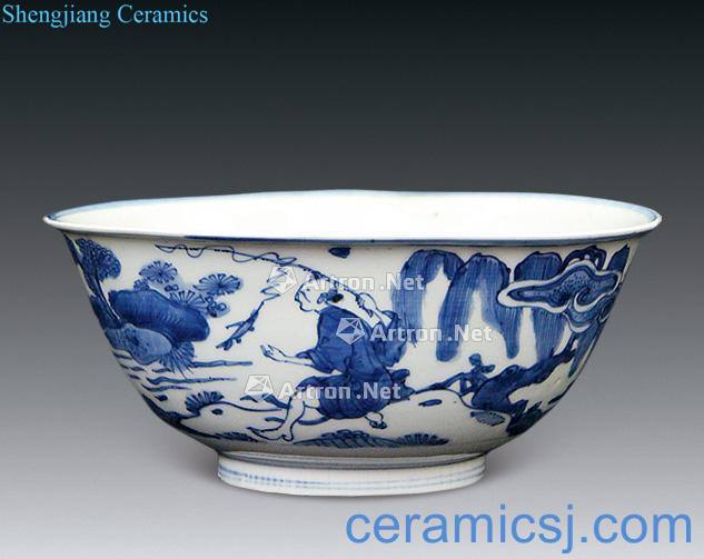 Ming wanli Blue and white bowl